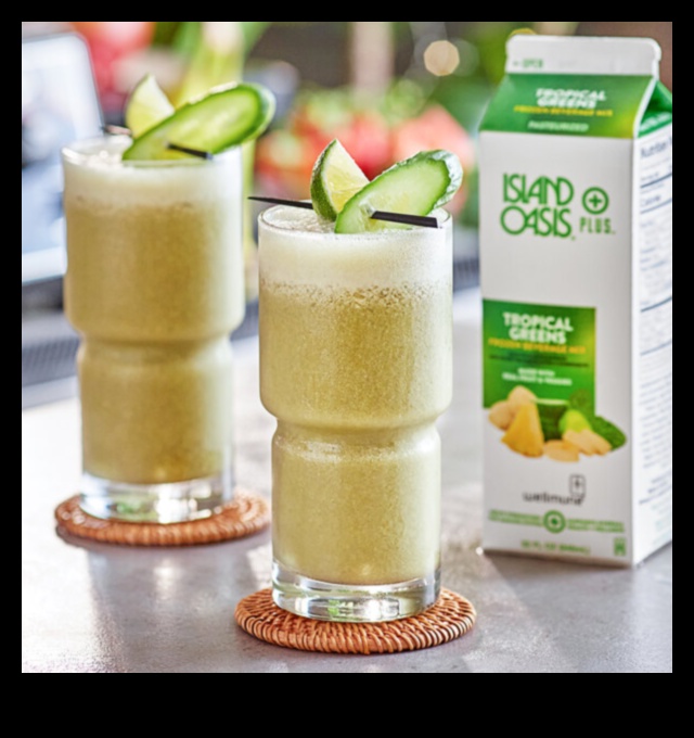 Smoothie-uri tropicale cu oază verde care te transportă către destinații exotice 3 Oază verde tropicală: evadarea către destinații exotice prin Smoothies