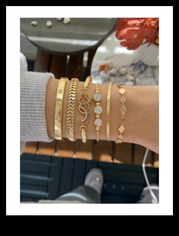 Wrist Bliss Elevați-vă ansamblul cu brățări rafinate. O colecție curată de brățări uimitoare pentru a adăuga o notă de rafinament oricărei ținute. 1 Wrist Bliss: ridică-ți ansamblul cu brățări rafinate